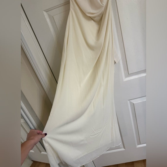 Ivory Halter Low Back Maxi Dress - Picture 3 of 7